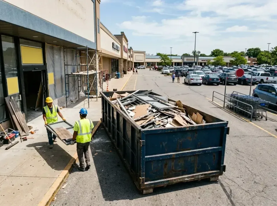 retail-store-renovation-debris-003 — frequently asked questions, Roll-off Dumpster Rentals in Ellicott City, MD